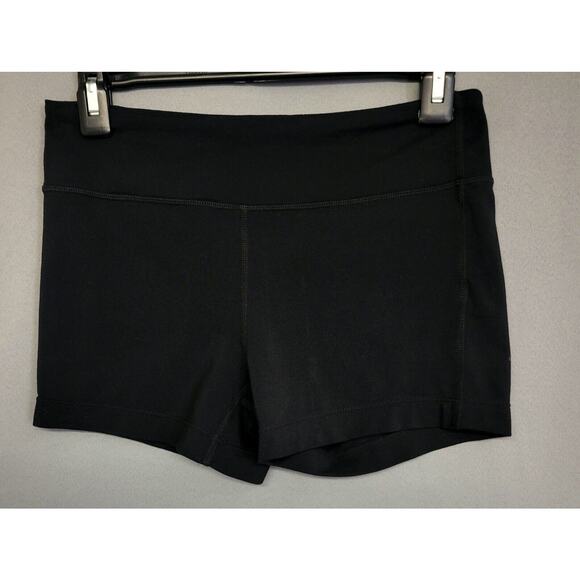 Athleta Active Shorts Womens Small Black Stretches Athletic Yoga - Picture 1 of 9